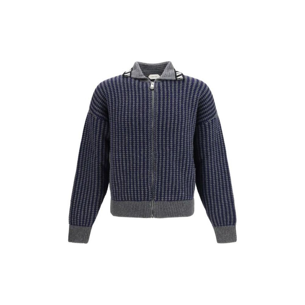 Versace Gray Wool Oves Aries Men's Sweatshirt
